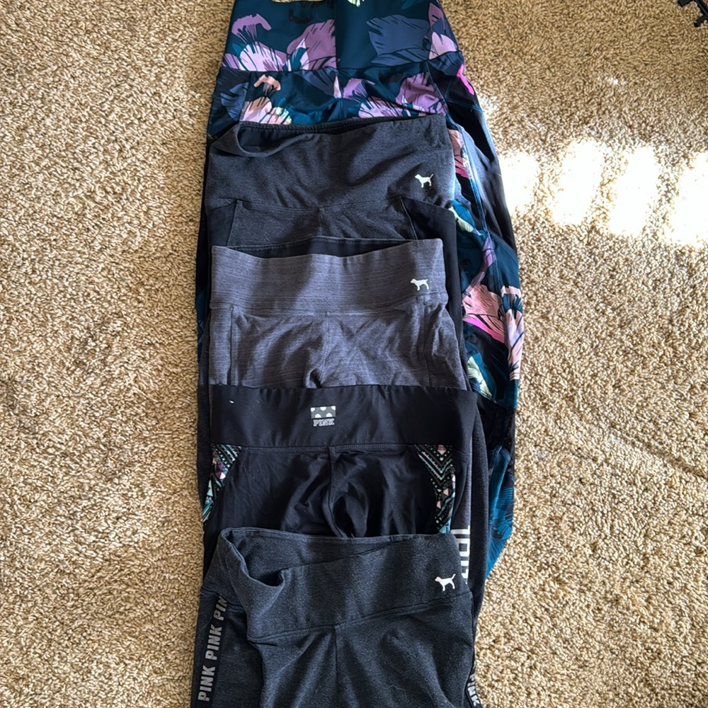 5pairs of Victoria Secrets Leggins